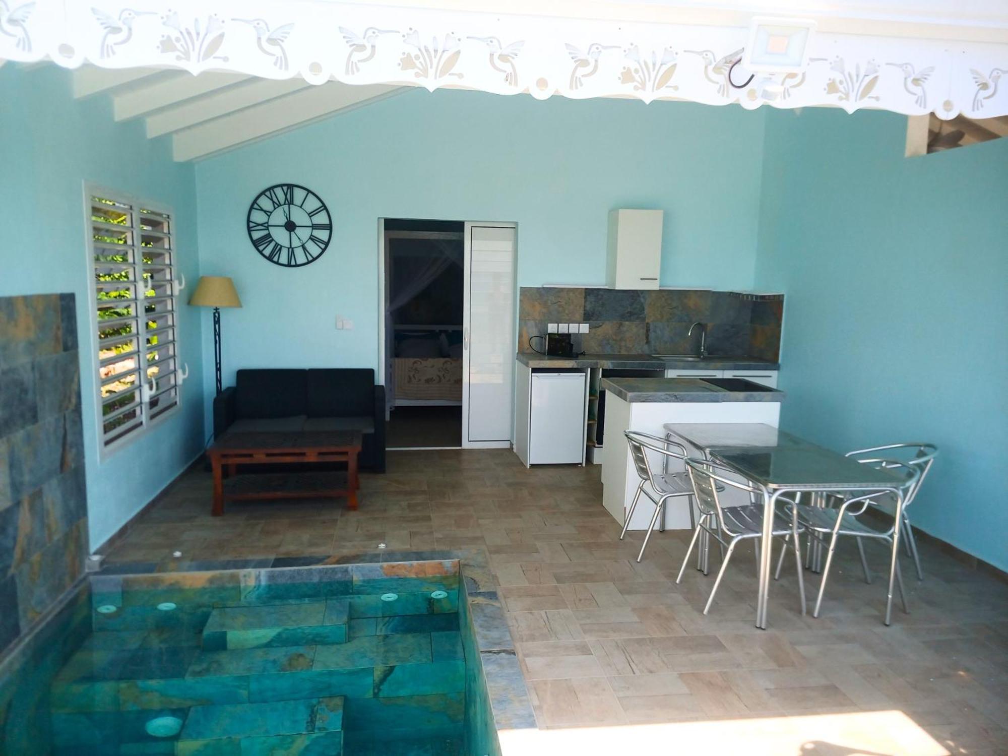 Grand-Bourg  Aux Colibris Amoureux : Loft De Standing Avec Vue Mer מראה חיצוני תמונה