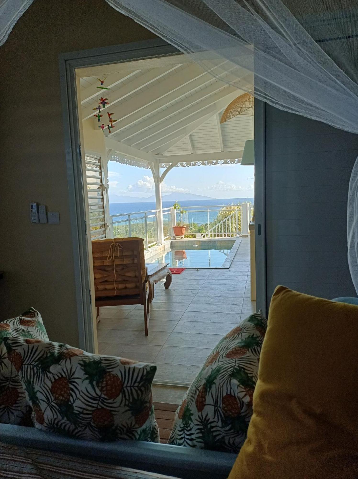 Grand-Bourg  Aux Colibris Amoureux : Loft De Standing Avec Vue Mer מראה חיצוני תמונה
